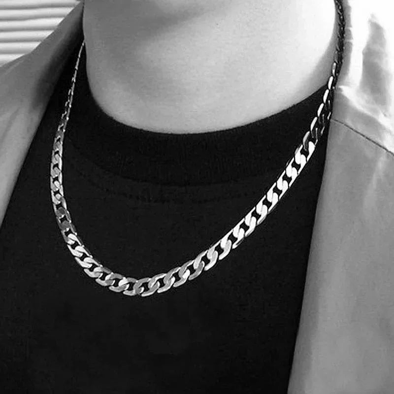 925 Sterling Silver Necklace for Men'S Women 16/18/20/22/24 Inches Classic 6MM Chain Luxury Jewelry Wedding Christmas Gifts